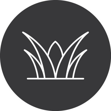 bitki simgesi vektör illüstrasyonu.