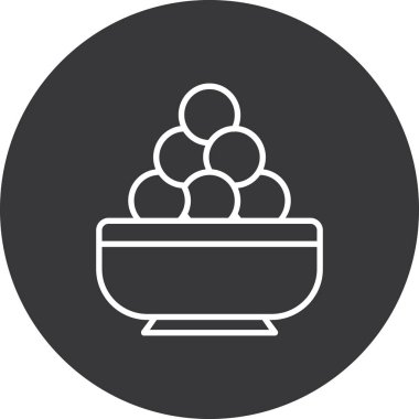 Gıda simgesinin vektör illüstrasyonu