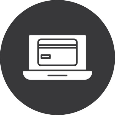 Bilgisayar. Web simgesi basit illüstrasyon