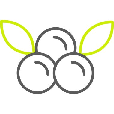 Kiraz bir simge vektör çizim