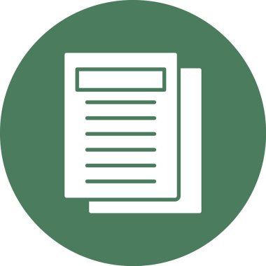 Vektör belgesi Simge illüstrasyonu