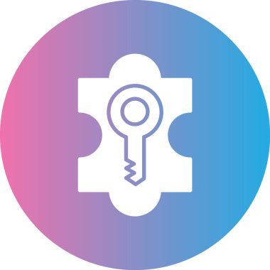 Anahtar simgesi vektör illüstrasyonu