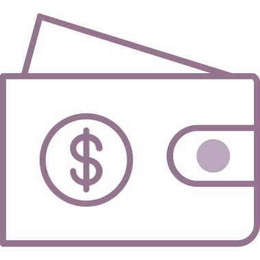 para çantası ikon vektör illüstrasyonu