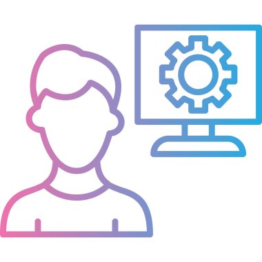 seo modern simgesinin vektör illüstrasyonu