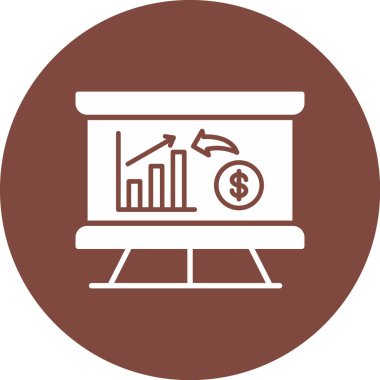 grafik simgesinin vektör illüstrasyonu