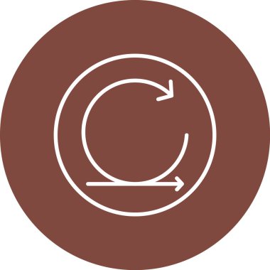 vektör yeniden yükleme simgesi illüstrasyonu