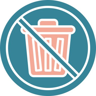 Çöp kutusu vektör illüstrasyonuName