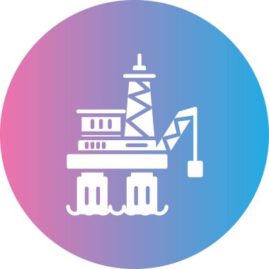 Deniz feneri. Web simgesi basit illüstrasyon