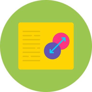 İş ve finans simgesinin vektör illüstrasyonu