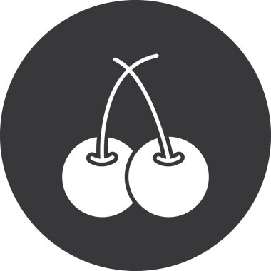 meyve simgesi, vektör illüstrasyonu