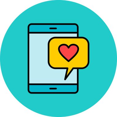 Akıllı telefon. Web simgesi basit tasarım