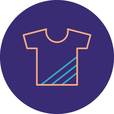 Gömlek. Web simgesi basit illüstrasyon