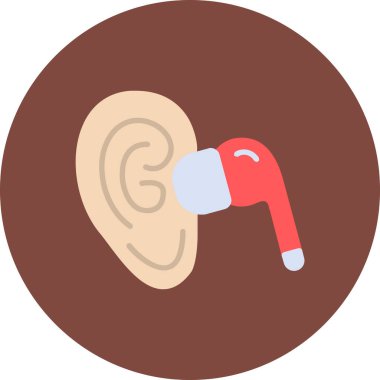 kulak simgesi vektör illüstrasyonu