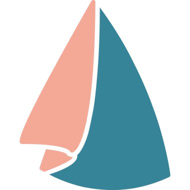 Tekne. Web simgesi basit illüstrasyon