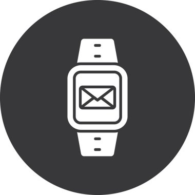 smartwatch simge vektör çizimi