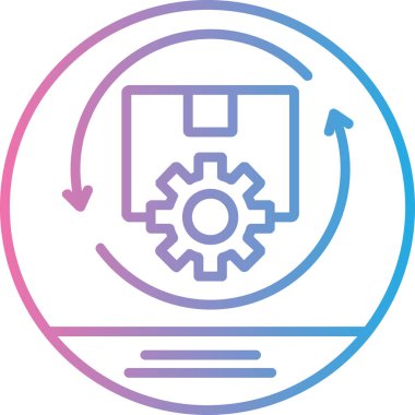 vektör ayarları simgesi, vektör illüstrasyonu
