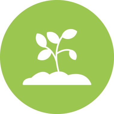 bitki simgesi vektör illüstrasyonu