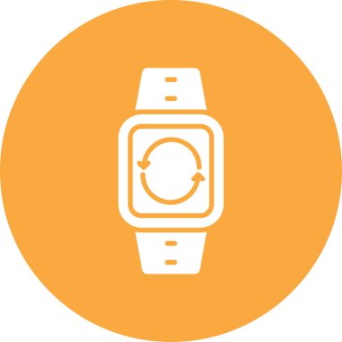 smartwatch simgesinin vektör illüstrasyonu