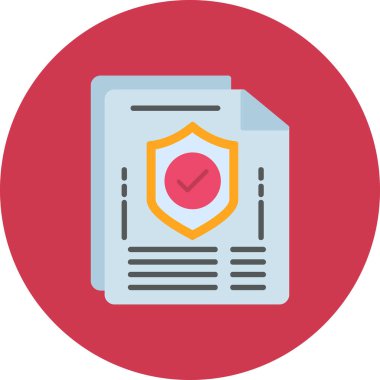 Moda tasarımında iş sözleşmesi simgesi izole edilmiş arkaplan.