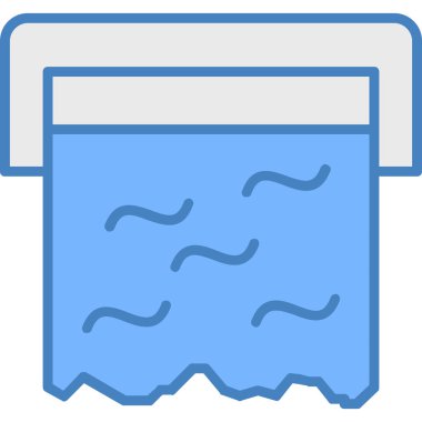 havlu ikonu vektör illüstrasyonu