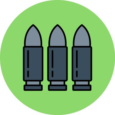 kurşun simge vektör çizim