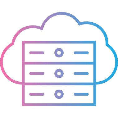 Bulut hesaplama. Web simgesi