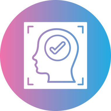 Vektör Beyin simgesi illüstrasyonu