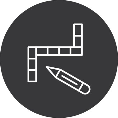 Kalem. Web simgesi basit tasarım