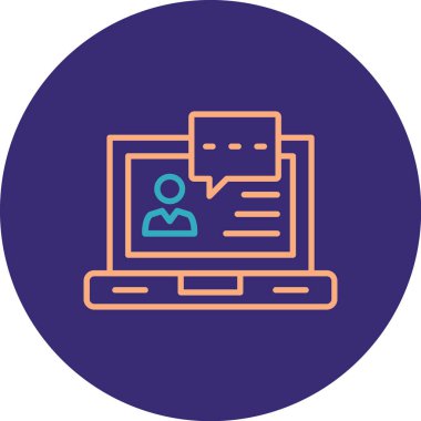 seo modern simgesinin vektör illüstrasyonu