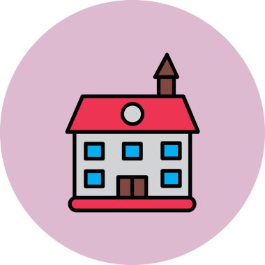 ev simgesi vektör illüstrasyonu