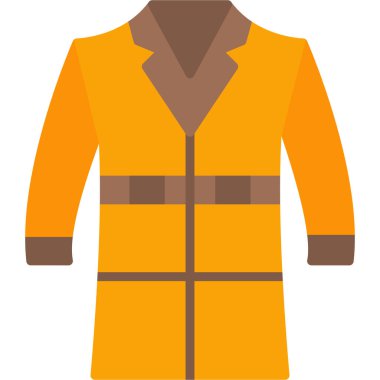 erkek ceketi ikonu vektör illüstrasyonu