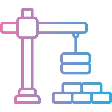 Modern bir simgenin vektör illüstrasyonu