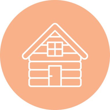 Modern Ev 'in Vektör İllüstrasyonu