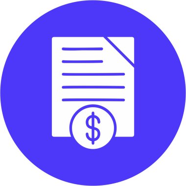 Dolar simgesi vektör illüstrasyonu