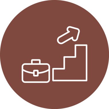 İş simgesinin vektör illüstrasyonu