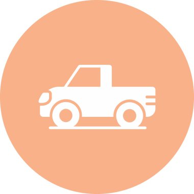 - Araba. Web simgesi basit illüstrasyon