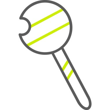 golf ikonu vektör illüstrasyonu