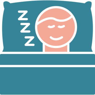 Uyu. Web simgesi basit tasarım