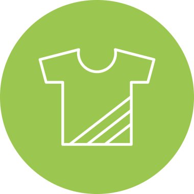 Gömlek. Web simgesi basit illüstrasyon
