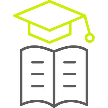 Kitap. Web simgesi basit tasarım