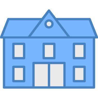 konut simgesini düz biçimde inşa etmek