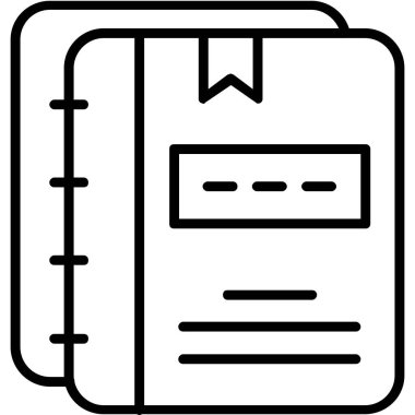 Belge. Web simgesi basit illüstrasyon