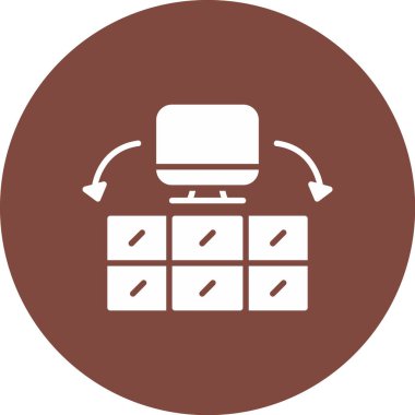 Seo simgesinin vektör illüstrasyonu