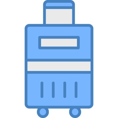 Alışveriş arabası ikon vektör illüstrasyonu