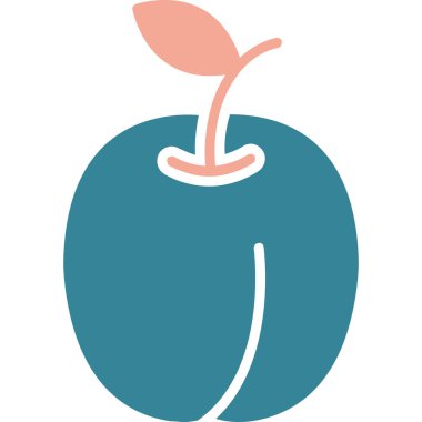 meyve ikonu. vektör illüstrasyonu