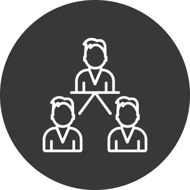 İnsan simgesinin vektör illüstrasyonu