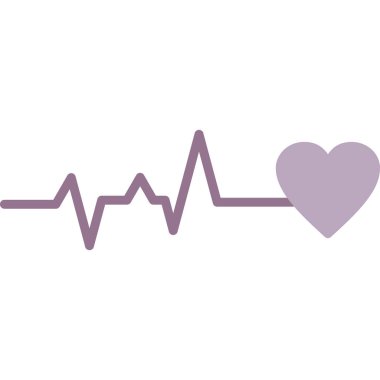 kalp atışı vektör çizimi