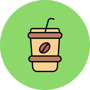 vektör kahve bardağı simgesi