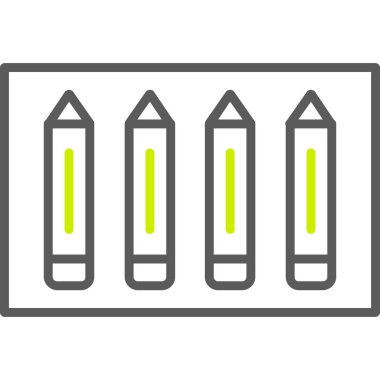 pil simgesi, vektör illüstrasyonu