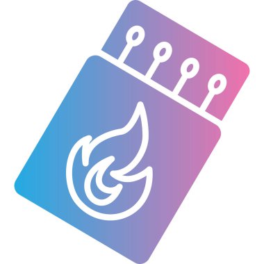 Alev simge vektör çizim